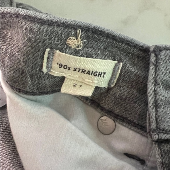 Madewell The '90s Straight Jean in Burwick Wash: Cross-Tab Edition - Picture 5 of 6